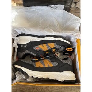 Dockers by Gerli Women's Sneaker Sports Shoes Grey Black Orange Hiking Shoes 5.5